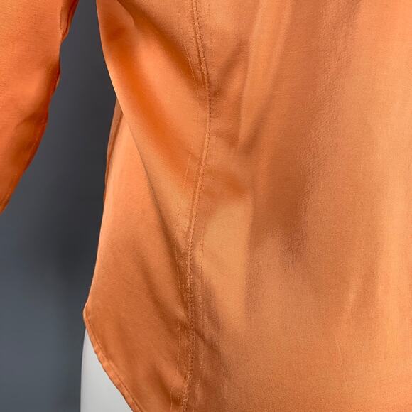DRIES VAN NOTEN Size 36 Orange Western Long Sleeve Shirt - Picture 6 of 9